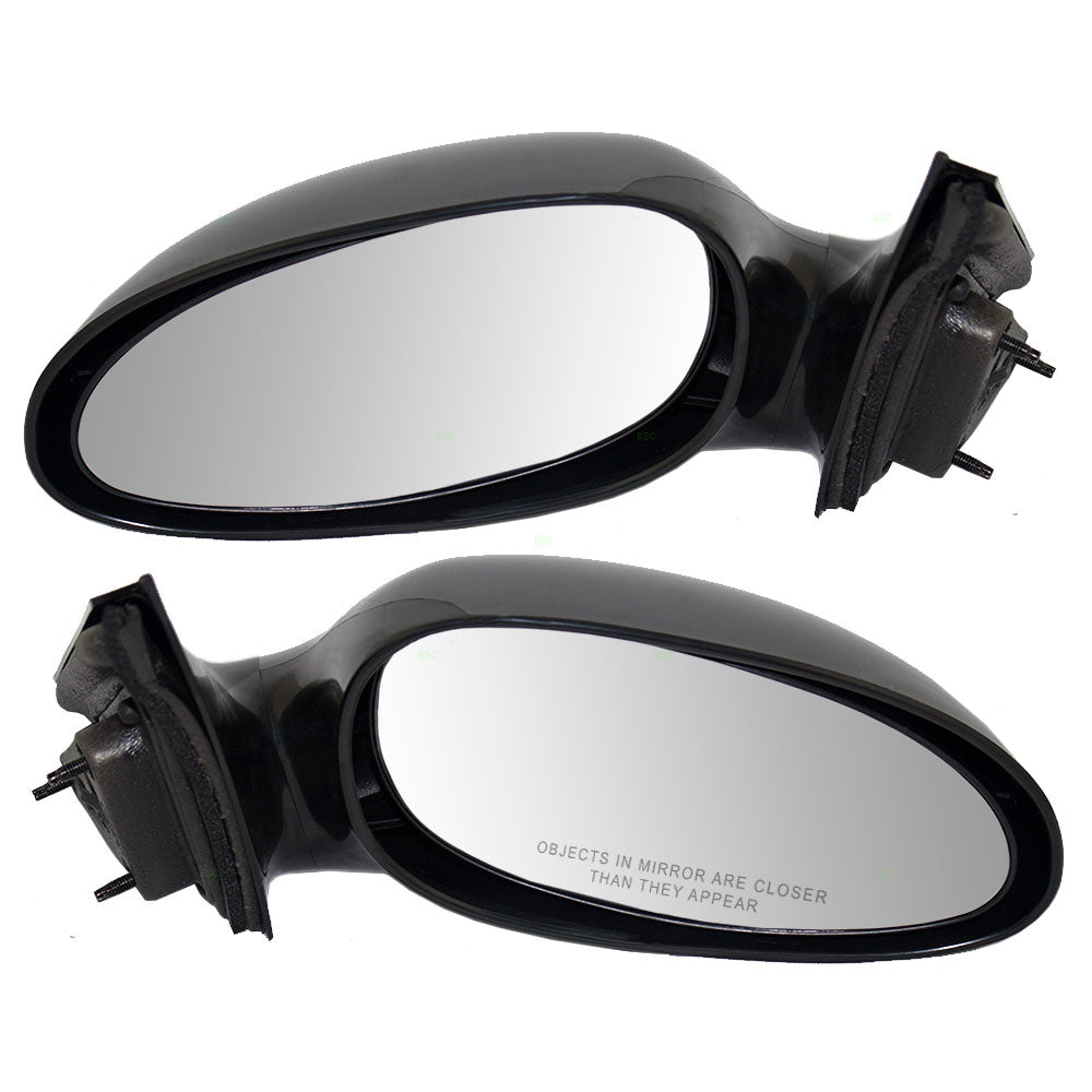 Brock Replacement Driver and Passenger Set Power Side Door Mirrors Compatible with 2005-2009 LaCrosse 15886519 15886518