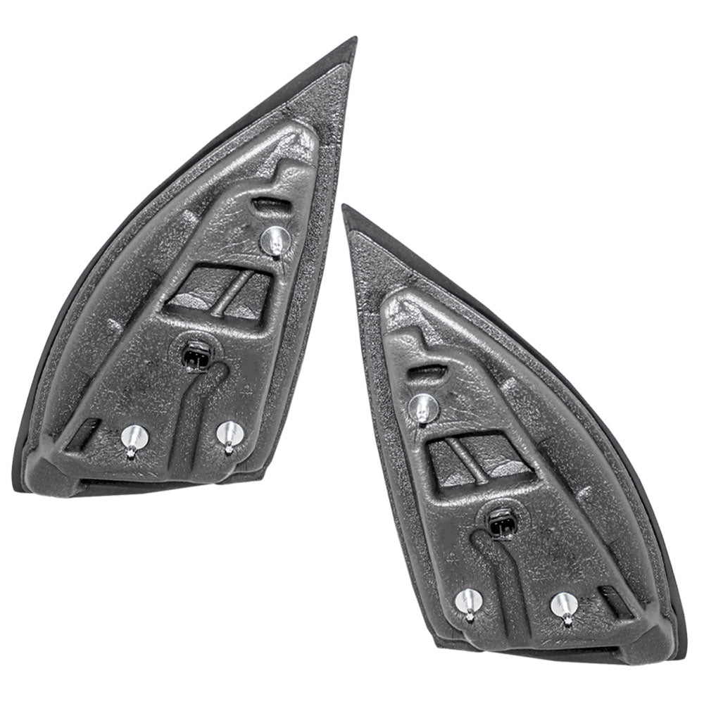 Brock Replacement Driver and Passenger Set Power Side Door Mirrors Compatible with Vue Equinox Torrent 15873076 15873077