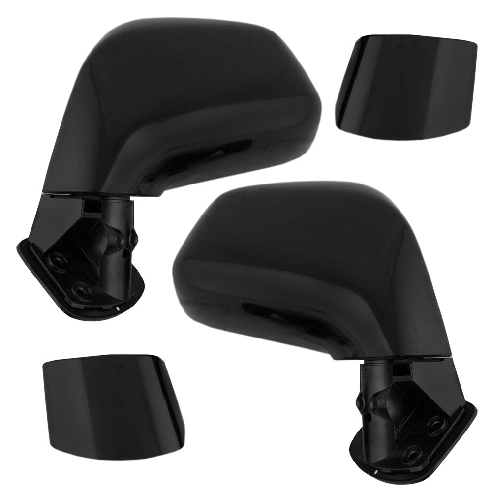 Brock Replacement Driver and Passenger Set Power Side Door Mirrors Compatible with Vue Captiva Sport 19211049 19211048
