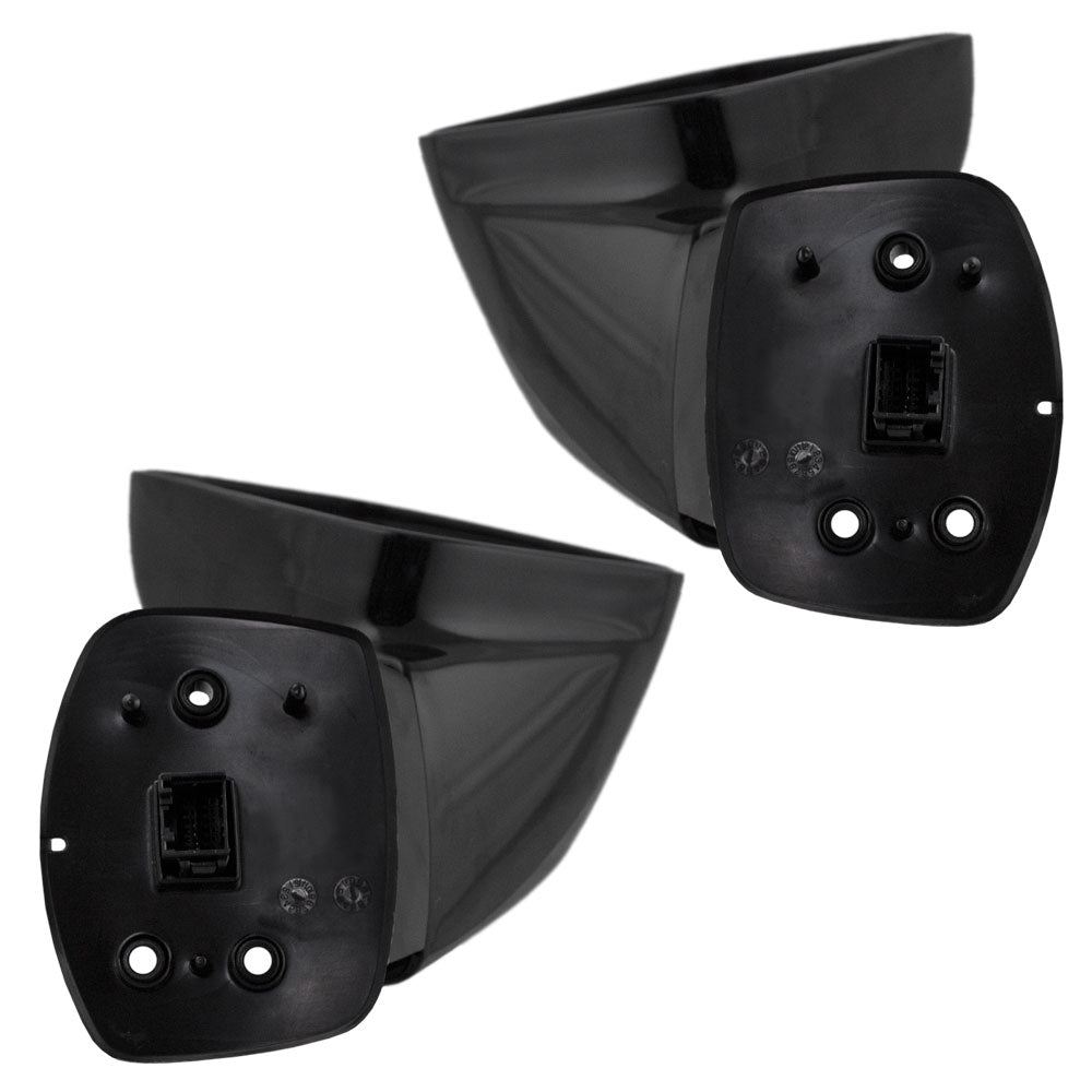 Brock Replacement Driver and Passenger Set Power Side Door Mirrors Compatible with Vue Captiva Sport 19211049 19211048