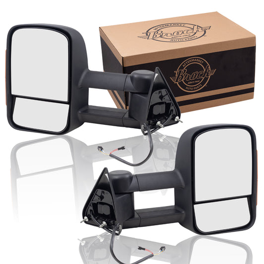 Power Mirror for 1988-1999 C1500 Extendable Performance Upgrade Set Manual Fold for 1992-1999 C1500 Suburban for 1988-2000 C2500 for 1992-1999 C2500 Suburban for 1988-2000 C3500 for 1988-1999 K1500