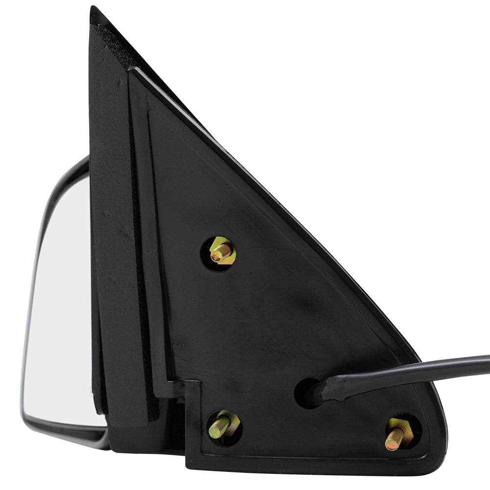 Brock Aftermarket Replacement Driver Power Mirror Standard Type Paint To Match Black - Plastic Base without Heat Compatible with 15764757