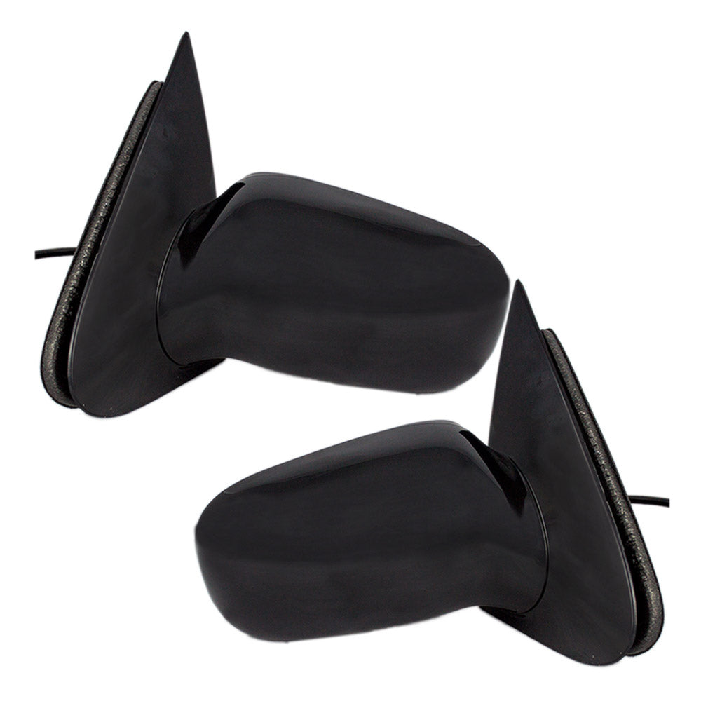 Replacement Driver and Passenger Set Power Side Door Mirrors Compatible with Cavalier Sunfire Sedan 10362465 22728844