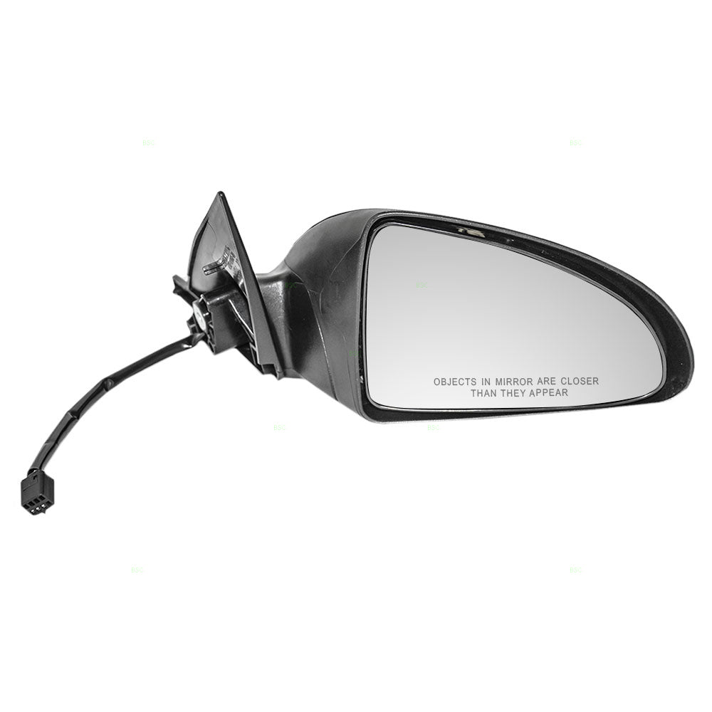 Replacement Passenger Power Side Door Mirror Textured Compatible with 2006-2009 G6 Coupe Convertible 15824510
