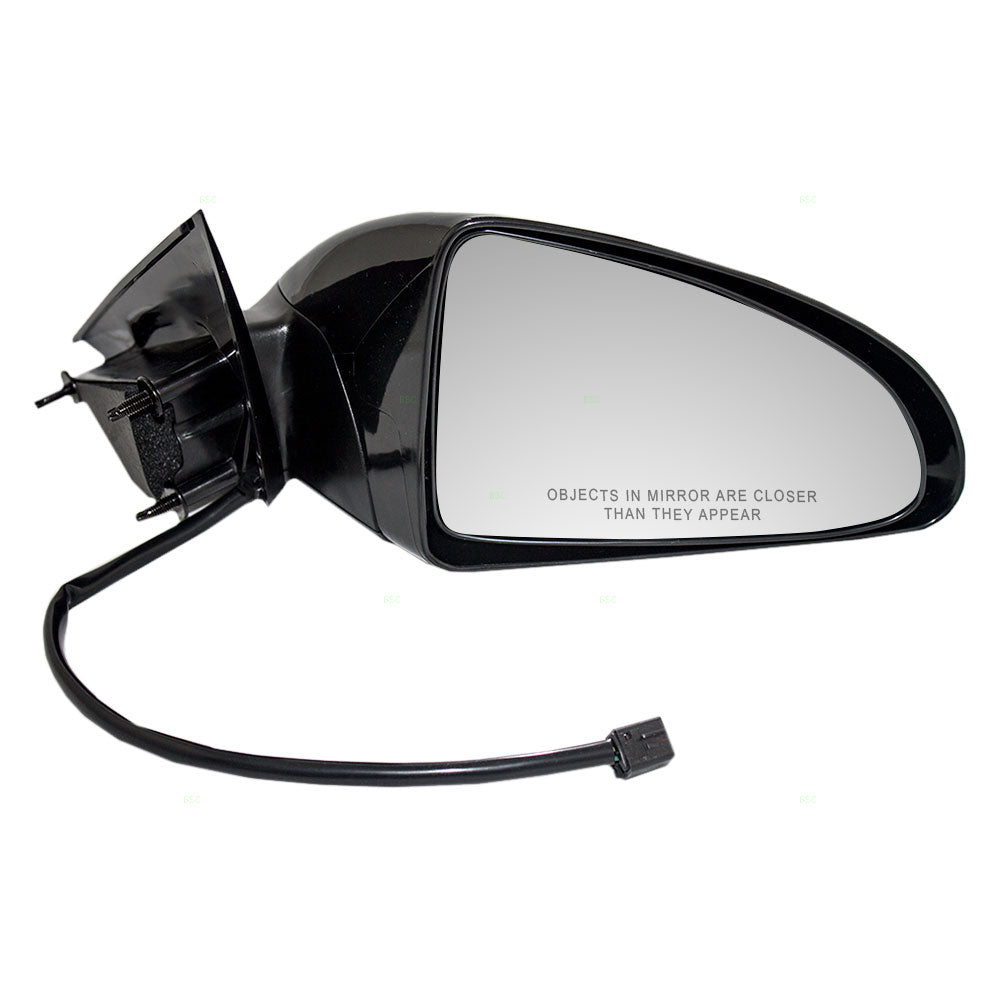 Replacement Passenger Power Side Door Mirror Ready-to-Paint Black Compatible with 2005-2010 G6 Sedan 20833062