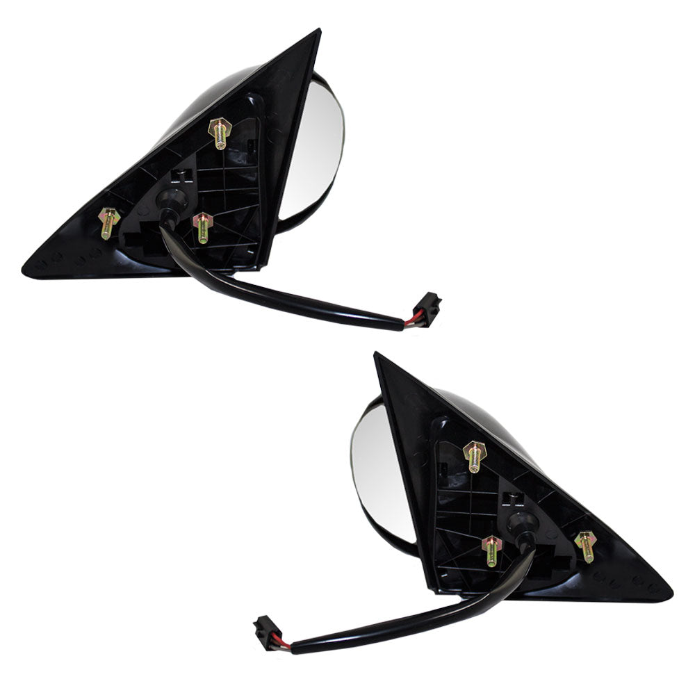 Replacement Driver and Passenger Set Power Side Door Mirrors Compatible with 199-2004 Alero 22676405 22676404