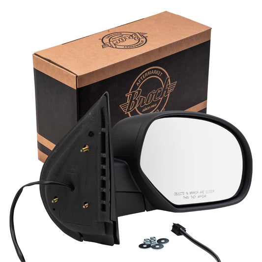 Power Mirror for 2007-2013 Silverado 1500 Manual Fold for 2007-2014 Silverado 2500 for 2007-2014 Tahoe for 2007-2013 Suburban 2500 for 2014 Suburban 25775839 Right GM1321437