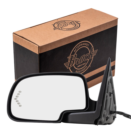 Power Mirror for 2003-2006 Silverado 1500 Turn Signal Indicator Puddle Lamp Memory Heated Power Fold for 2003-2006 Silverado 1500 HD for 2003-2004 Sierra 2500 for 2007 Sierra 3500 Classic 88980721