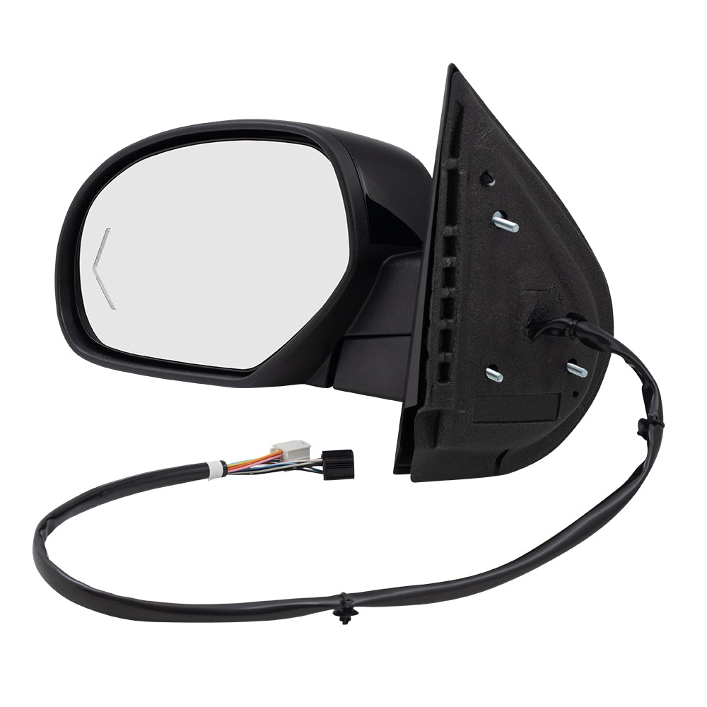 Replacement Driver Power Folding Door Mirror Heated Compatible with 2009-2013 Silverado Pickup Truck 20843142