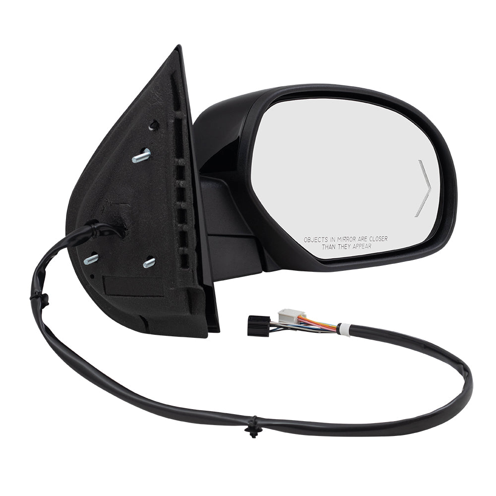 Power Mirror for 2009-2013 Silverado 1500 Turn Signal Indicator Puddle Lamp Memory Heated Power Fold for 2009-2014 Silverado 2500 for 2009-2013 Sierra 1500 for 2009-2014 Sierra 2500 HD 20756891 Right