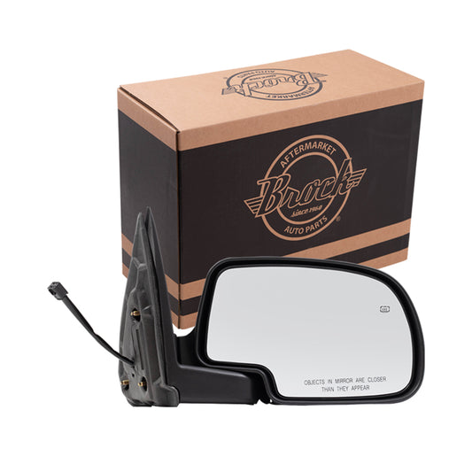 Power Mirror for 2000-2006 Tahoe Puddle Lamp Heated Manual Fold for 2000-2006 Suburban 1500 for 2002-2006 Escalade for 2003-2006 Escalade ESV 15179835 Right GM1321249