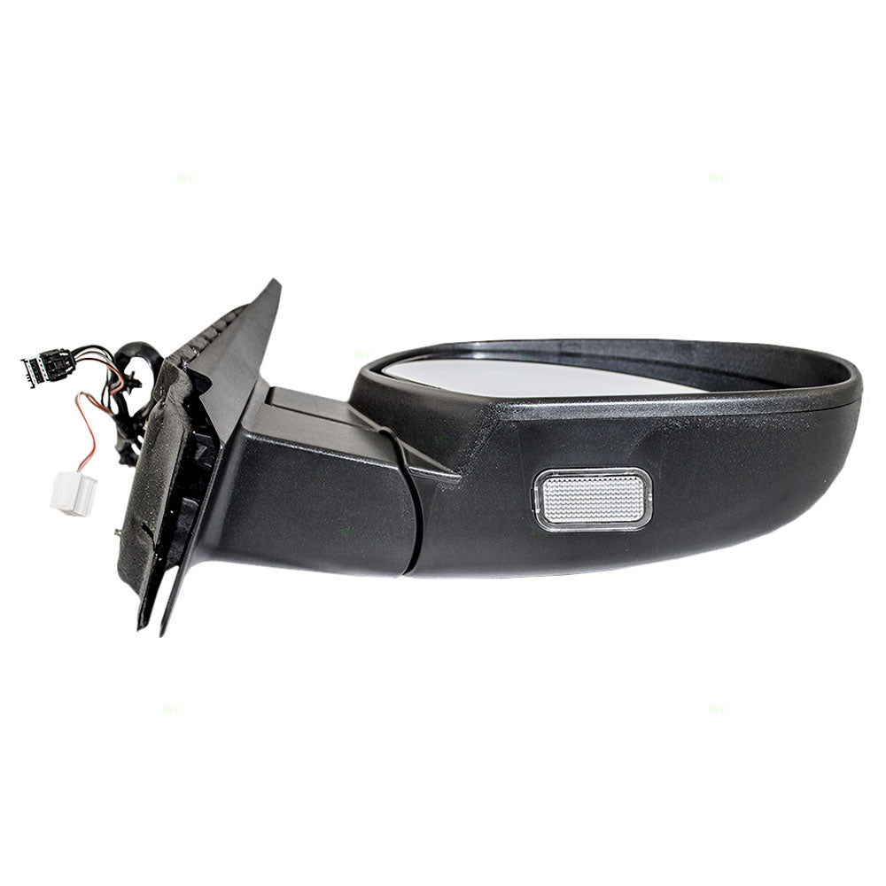 Power Mirror for 2007-2013 Silverado 1500 Puddle Lamp Heated Manual Fold for 2007-2009 Silverado 2500 for 2007-2014 Tahoe for 2007-2014 Suburban 1500 for 2007-2013 Suburban 2500 25779805 Right