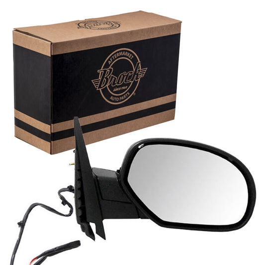 Power Mirror for 2007-2013 Silverado 1500 Puddle Lamp Heated Manual Fold for 2007-2009 Silverado 2500 for 2007-2014 Tahoe for 2007-2014 Suburban 1500 for 2007-2013 Suburban 2500 25779805 Right