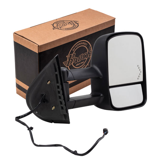 Power Towing Mirror for 2007-2013 Silverado 1500 Extendable Turn Signal Indicator Heated Manual Fold for 2014 Silverado 2500 for 2007-2014 Tahoe for 2007-2014 Suburban 1500 for 2007-2013 Avalanche