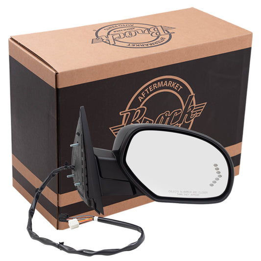 Power Mirror for 2007-2013 Silverado 1500 Turn Signal Indicator Puddle Lamp Memory Heated Power Fold for 2014 Silverado 2500 for 2007-2014 Tahoe for 2007-2014 Suburban 1500 for 2007-2013 Avalanche