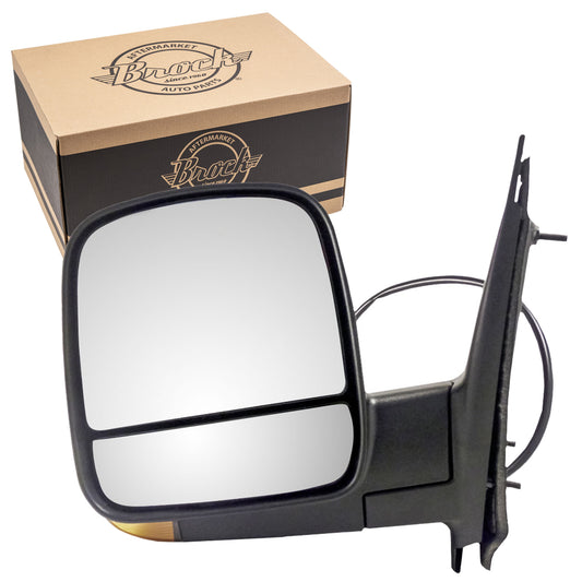 Power Mirror for 2008-2014 Express 1500 Turn Signal Indicator Heated Manual Fold for 2008-2024 Express 2500 for 2008-2014 Savana 1500 for 2008-2023 Savana 2500 84994862 Left GM1320397