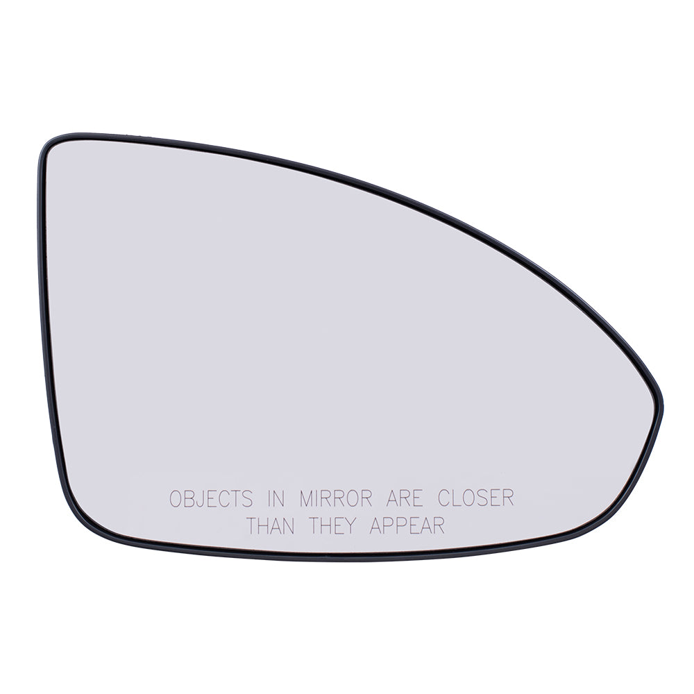 Brock Replacement Passenger Side Door Mirror Glass & Base Compatible with 2011-2015 Cruze 2016 Cruze Limited 95215095
