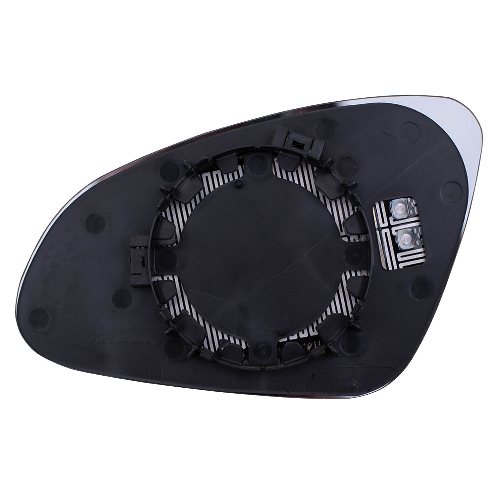 Brock Replacement Passenger Mirror Glass with Base Heated Compatible with 2012 2013 2014 2015 2016 2017 Verano
