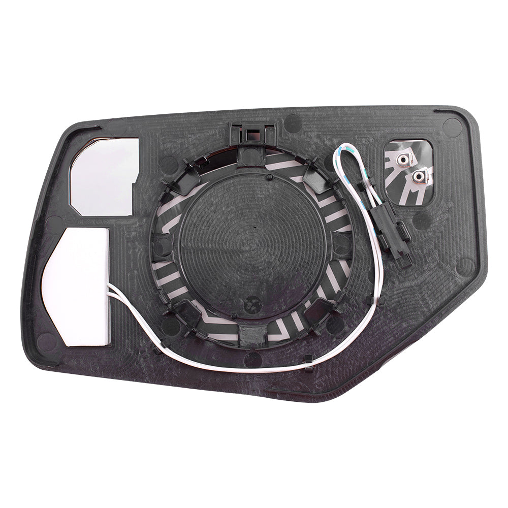 Mirror Glass with Base for 2015-2020 Tahoe Turn Signal Indicator Power Fold for 2015-2020 Suburban for 2016-2019 Suburban 3500 HD 22976557 Right GM1325148