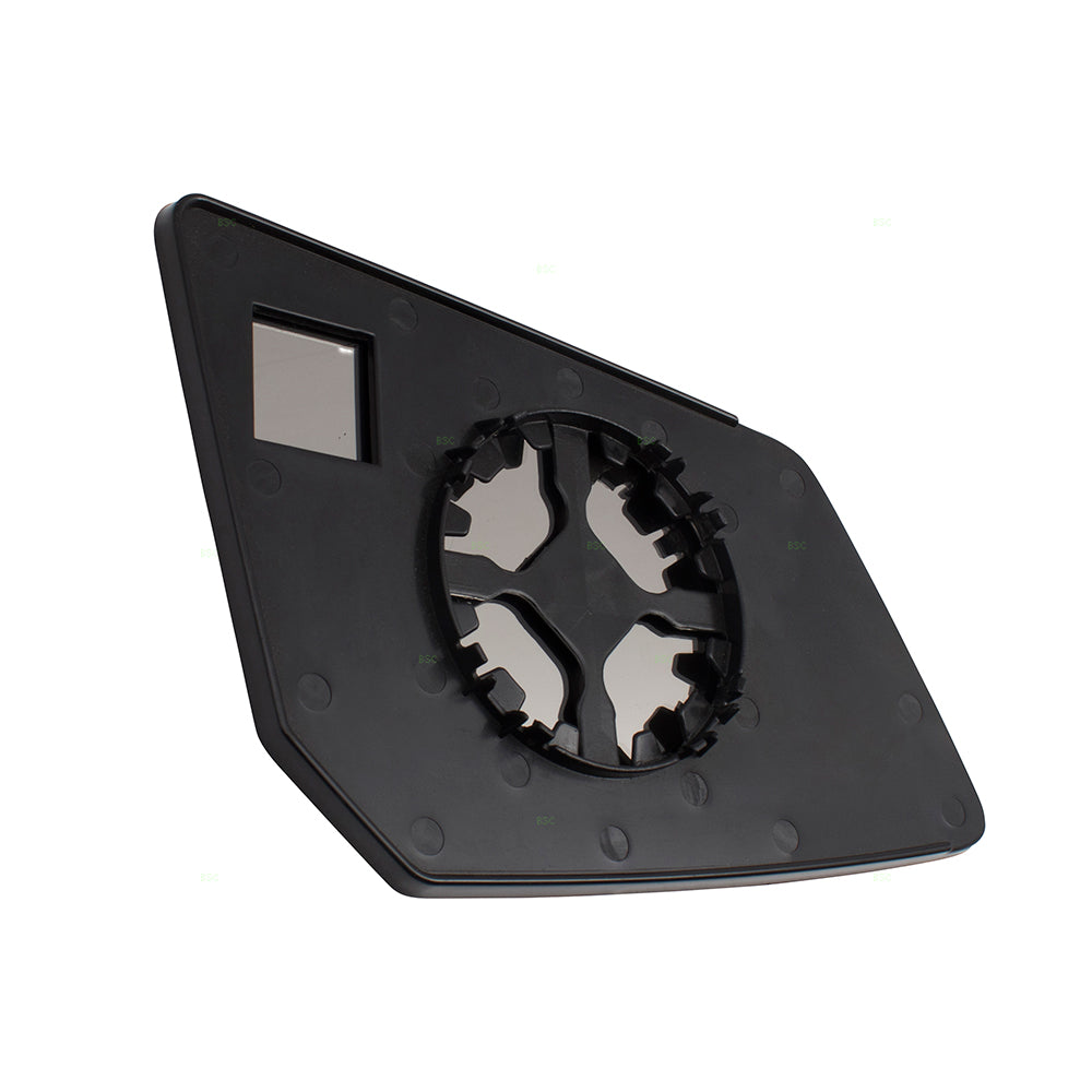 Brock Replacement Driver Side Door Mirror Glass & Base Compatible with 09-12 Traverse Acadia 25990002 GM1324124