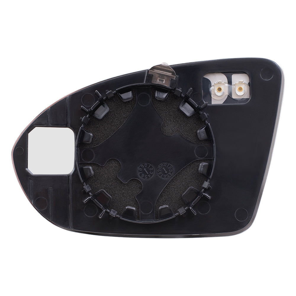 Brock Replacement Driver and Passenger Side Mirrors Glass & Base with Heat without Blind Spot Detection Compatible with 2016-2019 Cruze Sedan & 2017-2019 Cruze Hatchback