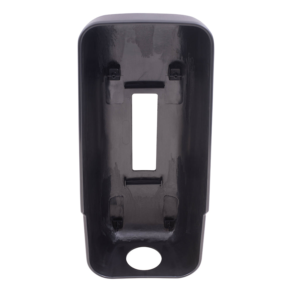 Replacement Textured Black Mirror Cover w/ Lighting Compatible with 2003-2009 Kodiak Topkick 20791442