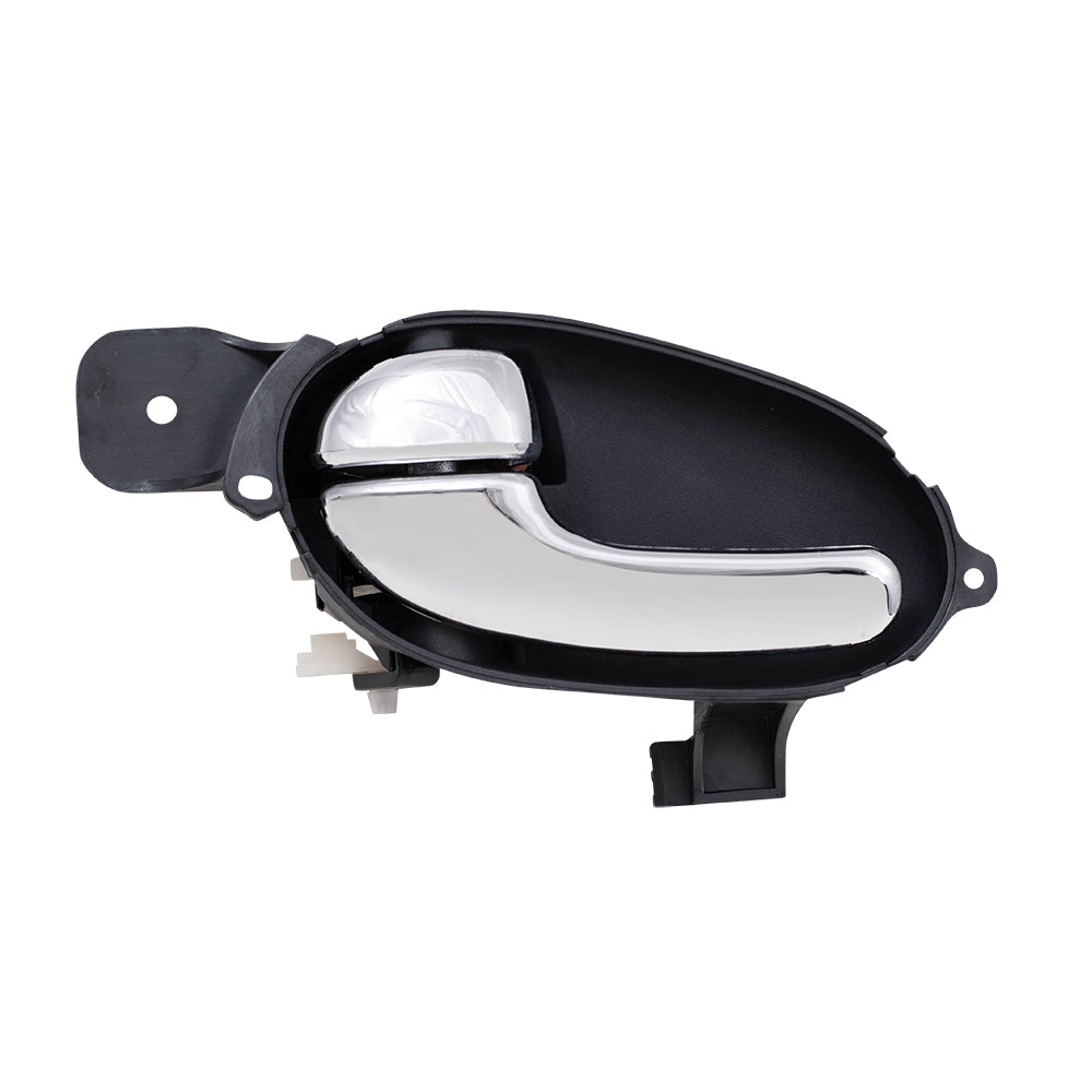 Brock Replacement Drivers Inside Front Rear Chrome Interior Door Handle Compatible with Various Models 8-25965-491-0