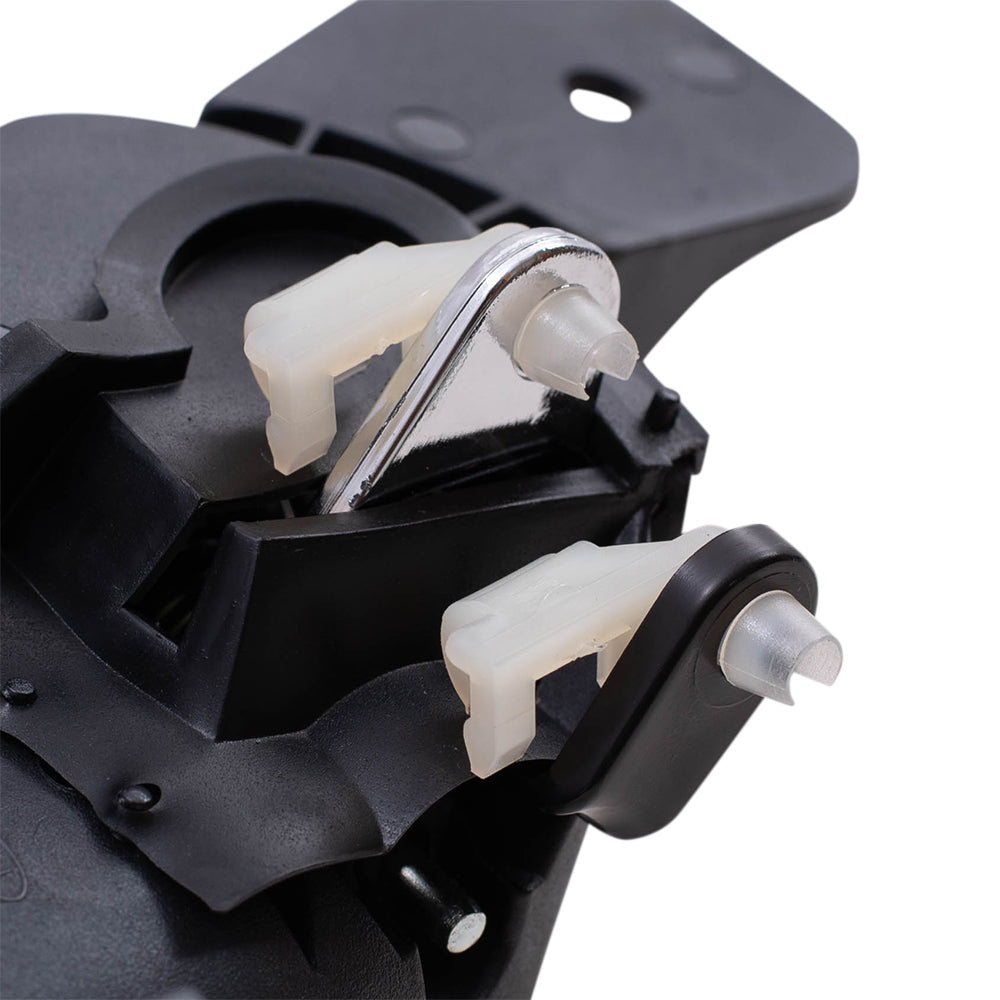 Brock Replacement Drivers Inside Front Rear Chrome Interior Door Handle Compatible with Various Models 8-25965-491-0