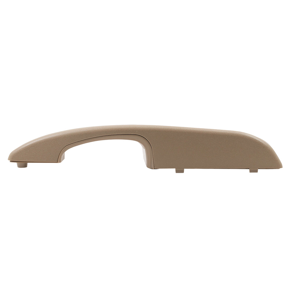 Brock Aftermarket Replacement Front Driver Left Inside Door Pull Handle Assembly And Hardware Neutral/Tan Compatible With 2003-2022 Chevy Express