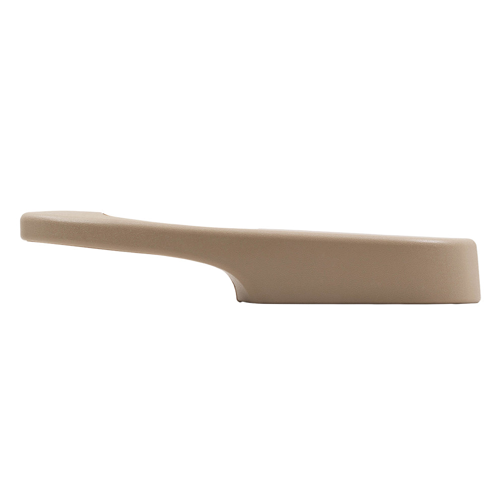 Brock Aftermarket Replacement Front Passenger Right Inside Door Pull Handle Assembly And Hardware Neutral/Tan Compatible With 2003-2022 Chevy Express