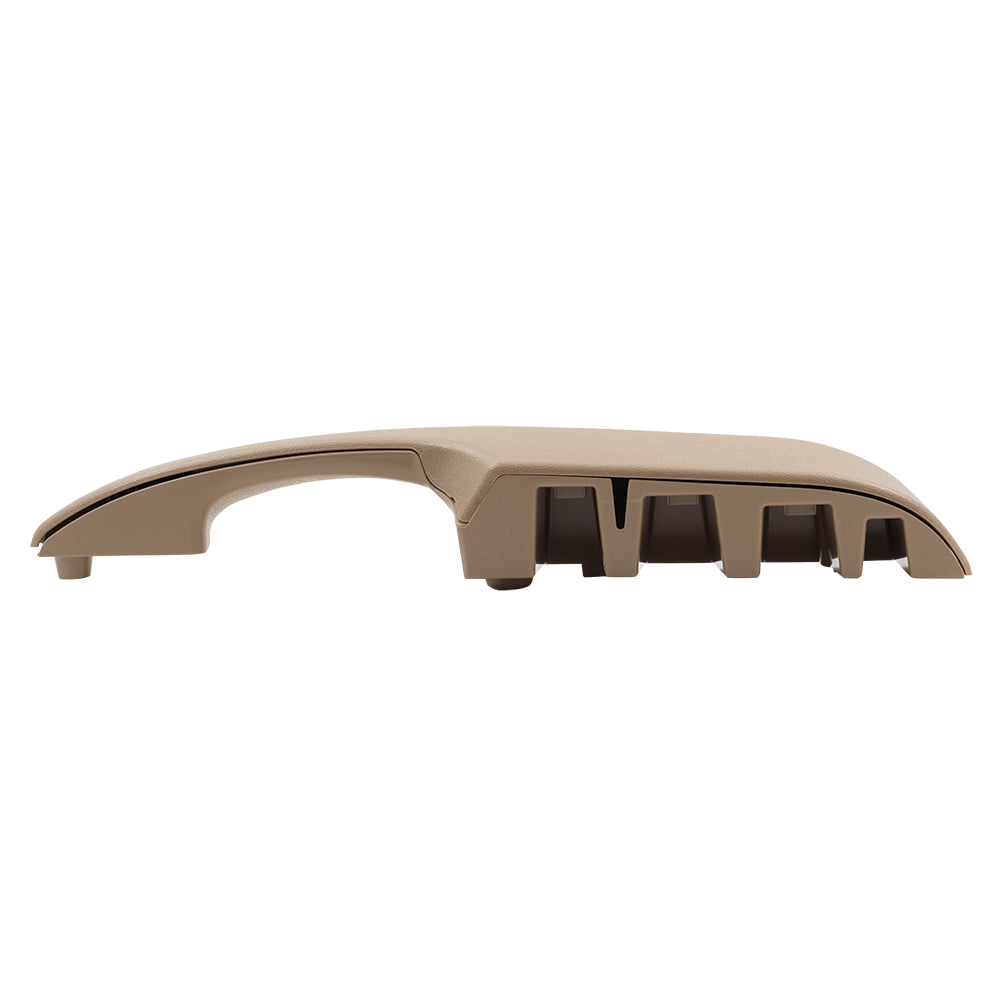 Brock Aftermarket Replacement Front Passenger Right Inside Door Pull Handle Assembly And Hardware Neutral/Tan Compatible With 2003-2022 Chevy Express