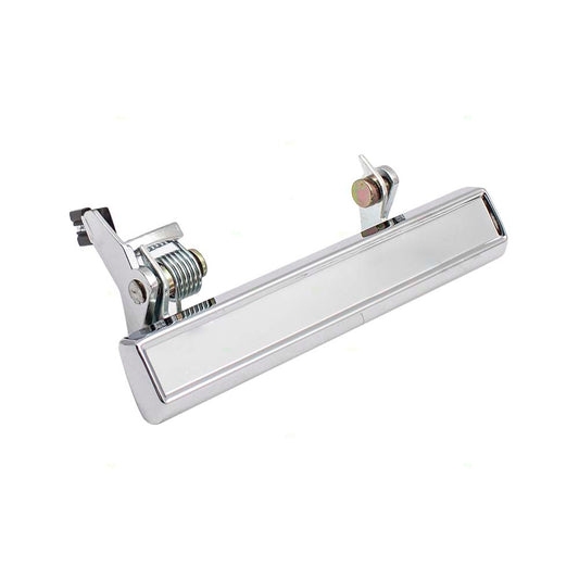 Brock Replacement Passenger Outside Exterior Front Rear Door Handle Chrome Compatible with 1976-1983 Malibu 20099250 3063340