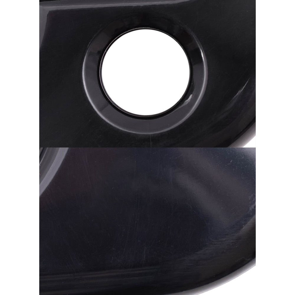 Brock Replacement Driver Side Set of Front & Rear Outside Door Handles Black w/ Chrome Lever Compatible with 1999-2007 Silverado Sierra Pickup Truck 15745149 15745141