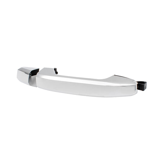 Brock Replacement Passenger Front Outside Door Handle Chrome Compatible with 14-19 Silverado Sierra Pickup Truck & 19 Sierra Limited/Silverado LD WITHOUT Passive Entry