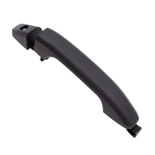 Brock Replacement Driver Front Outside Door Handle Textured Compatible with 14-19 Silverado Sierra Pickup Truck & 19 Sierra Limited/Silverado LD WITHOUT Passive Entry