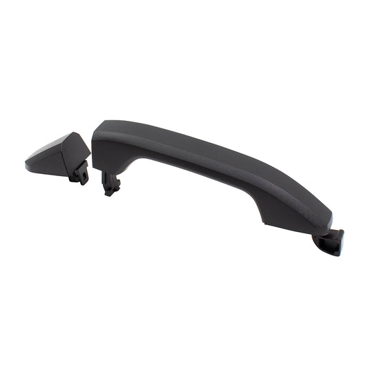 Brock Replacement Passenger Front Outside Door Handle Textured Compatible with 14-19 Silverado Sierra Pickup Truck & 19 Sierra Limited/Silverado LD WITHOUT Passive Entry