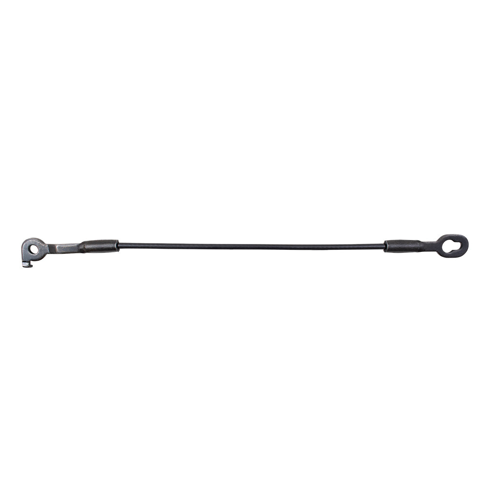 Brock Replacement Driver and Passenger Tailgate Support Cable Set with Pin and Clip Compatible with 1994-2004 S10 Sonoma Pickup Truck