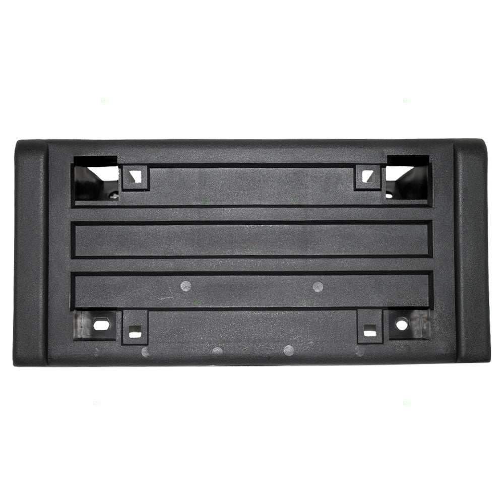 Brock Replacement Front License Plate Bracket Holder Compatible with Tahoe Yukon Blazer C/K Pickup Truck Suburban 15990676