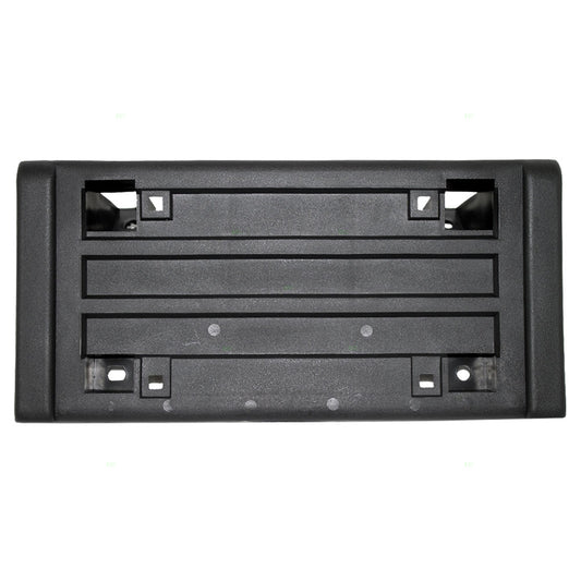 Brock Replacement Front License Plate Bracket Holder Compatible with Tahoe Yukon Blazer C/K Pickup Truck Suburban 15990676