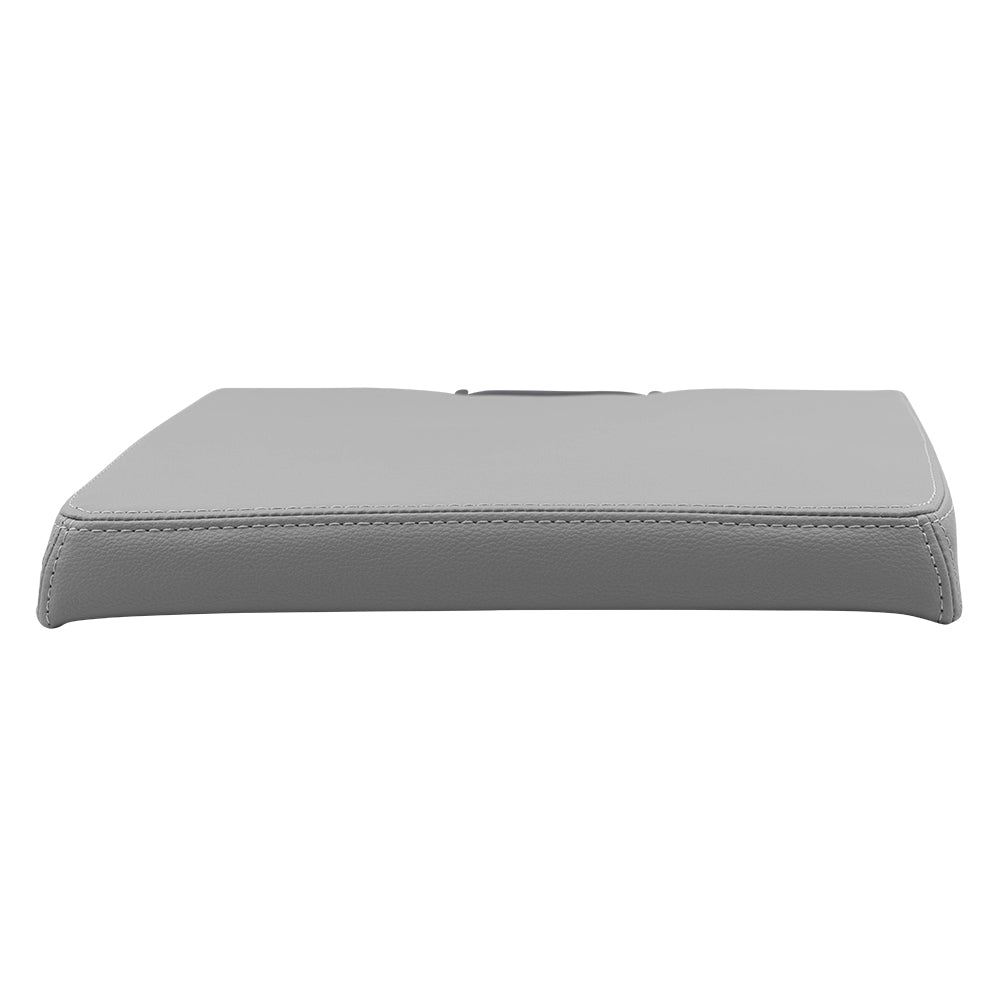 Brock Replacement Front Center Console Gray Lid Repair Compatible with 2007-2013 Silverado Sierra Escalade Pickup Truck with Split Bench 20864154