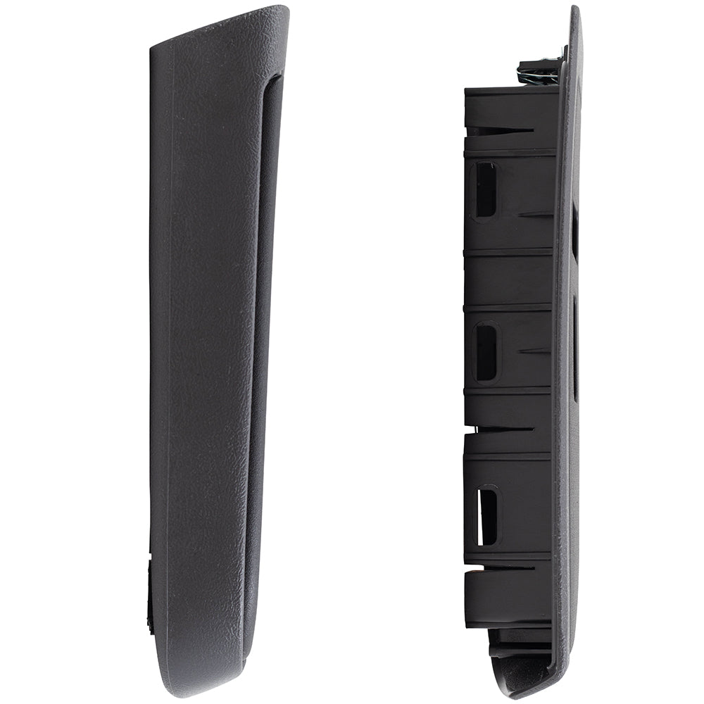Brock Replacement Set Power Window Master Switch Dark Gray Bezels Compatible with 03-06 Silverado Sierra Crew Cab 07 Classic Pickup Truck