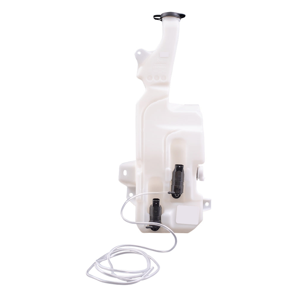 Brock Replacement Windshield Washer Reservoir with Cap, Pump and Low Fluid Sensor Compatible with 2007-2014 Yukon/Yukon XL/Tahoe/ Suburban/Escalade/Escalade ESV & 2008-2013 Tahoe Hybrid/Yukon Hybrid