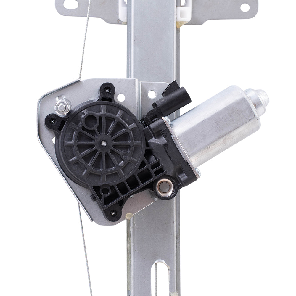Brock Replacement Front Driver Side Power Window Regulator with Motor-2 Pin Connector without One Touch Compatible with 07-12 Acadia