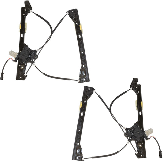 Window Regulator w/ Motor for 2018-2023 Traverse 2 Pin Connector Front for 2018-2024 Enclave for 2024 Traverse Limited 84797868 Set GM1350236
