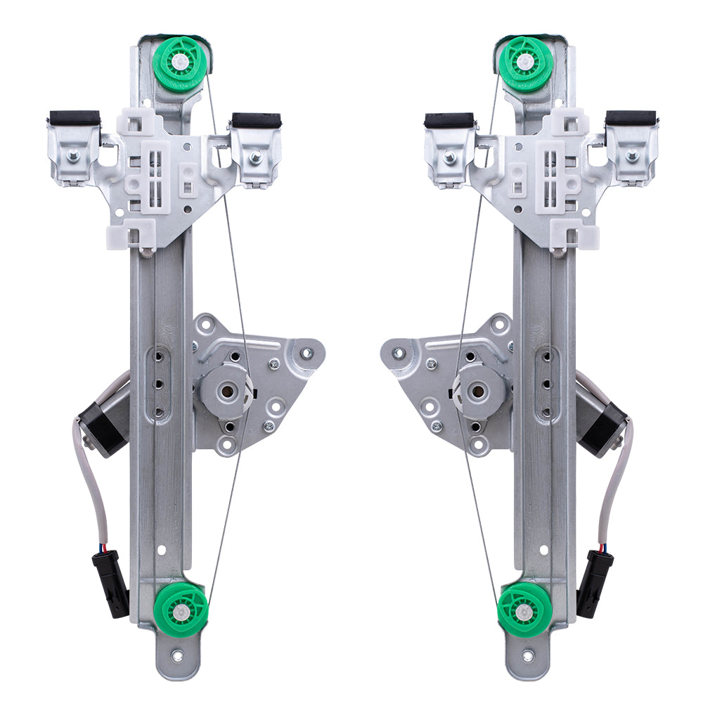 Window Regulator w/ Motor for 2013-2016 SRX Rear 22912130 Set GM1550165