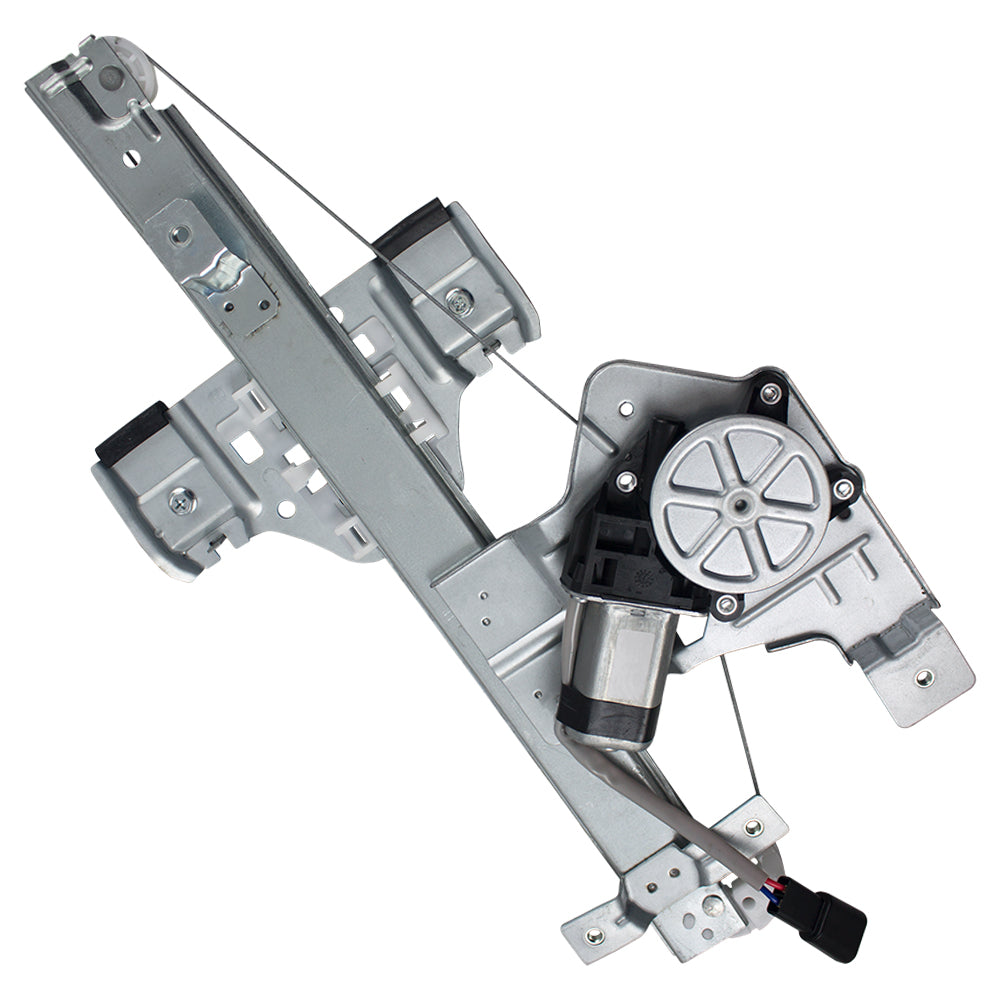 Brock Replacement Driver Rear Power Window Regulator with Lift Motor Assembly Compatible with 2006-2011 Lucerne 20910053