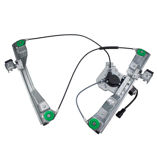 Brock Replacement Passenger Front Power Window Regulator with Lift Motor Assembly Compatible with 05-10 Cobalt G5 Coupe 25852207