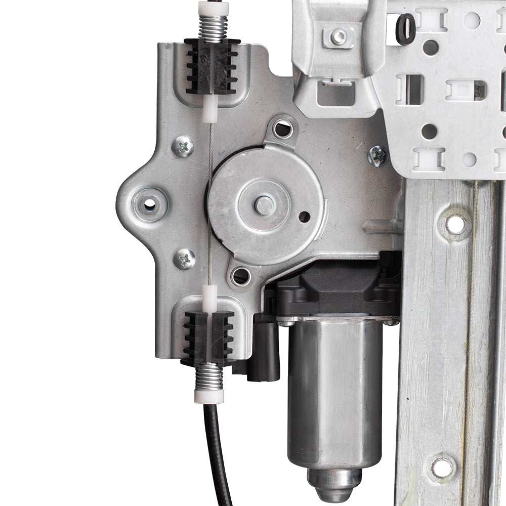 Brock Replacement Driver Rear Power Window Regulator with Lift Motor Assembly Compatible with 2006-2011 HHR 22714334