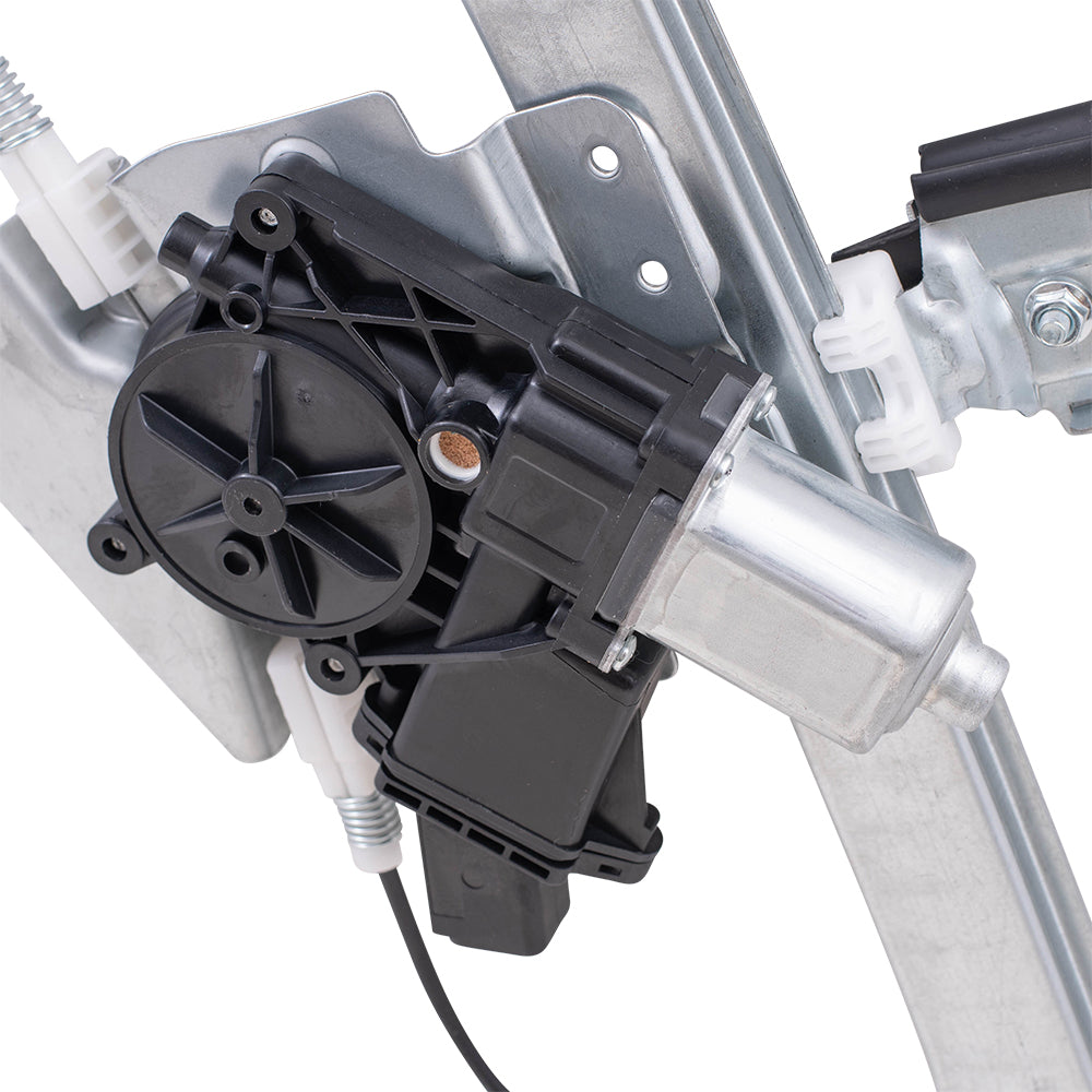 Brock Aftermarket Replacement Front Driver Left Power Window Regulator with Motor Compatible with 2010-2015 Cadillac SRX