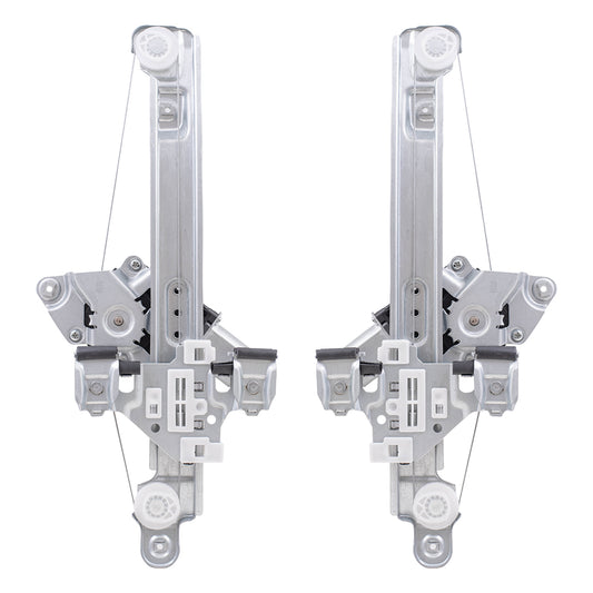 Window Regulator w/ Motor for 2010-2012 SRX Rear 22847911 Set